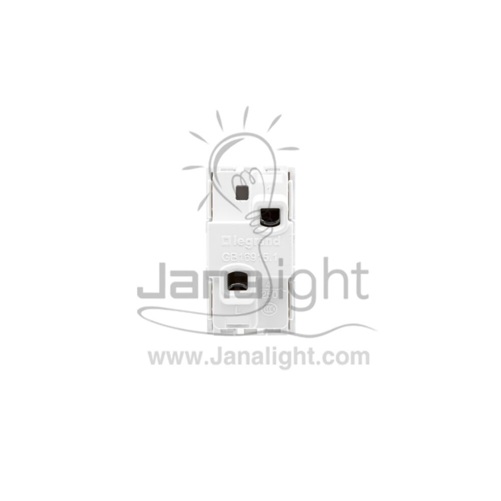 زر جرس ليجراند ديفينيو ابيض Legrand Divino bell switsh